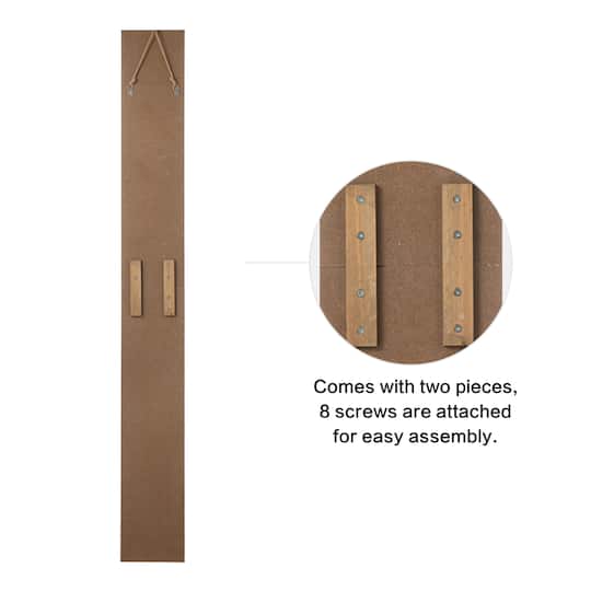 Glitzhome® 60'' PEACE Nativity Wooden Porch Sign